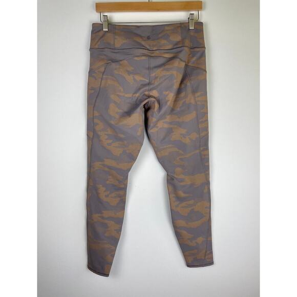 Athleta Rainier Reflective Tight Tights Camo Lux Buff Grey - Size L - Picture 7 of 9